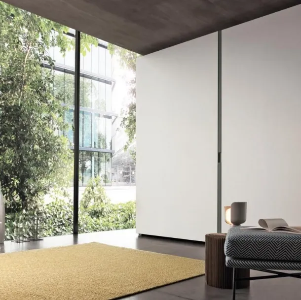 Wardrobe with sliding doors Wall matte lacquered by Giellesse